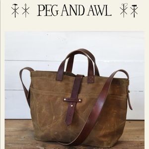 Peg and Awl Waxed Canvas Tote